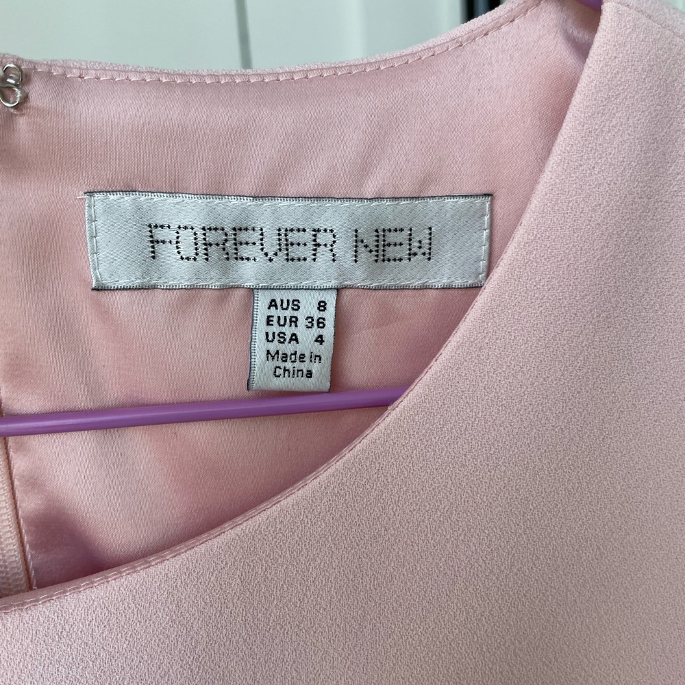 Forever New Shift Dress in Soft Pink - Size 8 - Picture 5 of 9